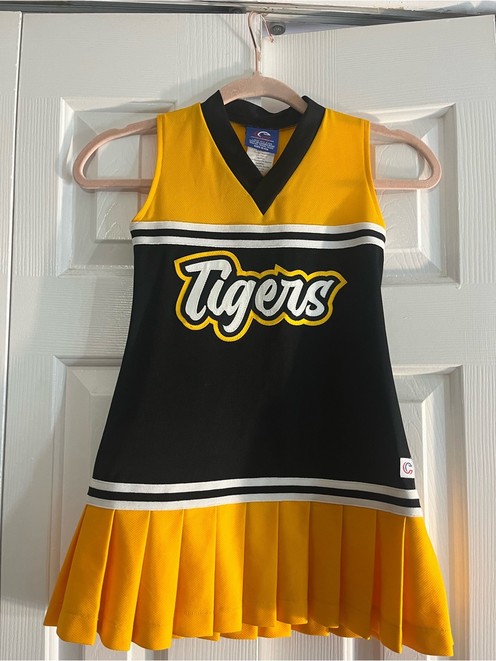 Cheerleading.com Girls' Tigers Cheer Dress - Black & Yellow
